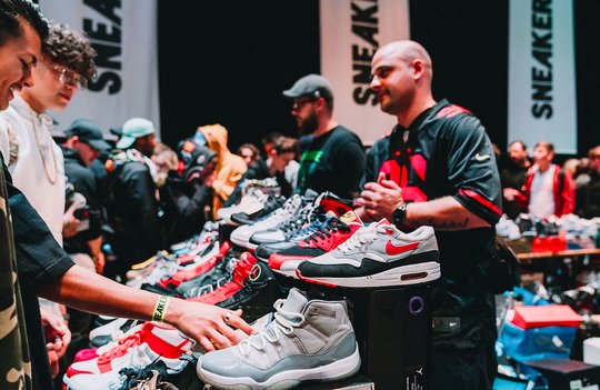 Sneaker, Sneaker und nochmal Sneaker: Echowerk angelt sich die Streatart-Messe in Zürich Oerlikon. (Bild zVg)