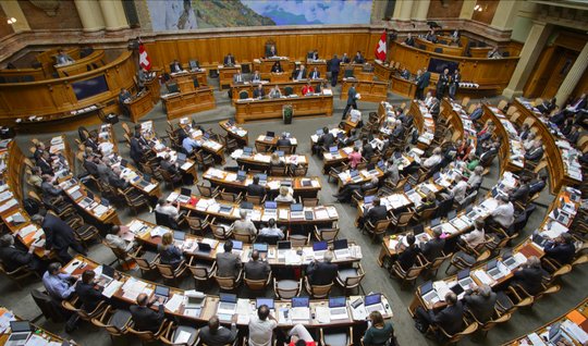 114 Ja-Stimmen gabs im Nationalratssaal in der Schlussabstimmung für die zusätzlichen 120 Millionen Förderfranken pro Jahr. (Bild © Parlamentsdienste)
