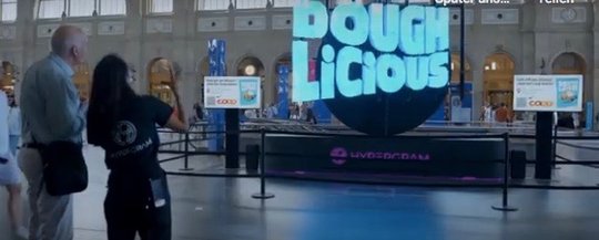 «Das holografische Highlight inszenierte die ikonischen Gelato Bites als animierte, scheinbar schwerelose 3D-Projektion...»   (Bild: Swissper/zVg)