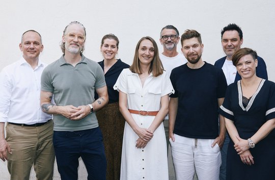 PR-Berater und LSA-Präsident Andreas Hugi (l.), Daniel Jörg, Team Farner, Claudia Ziltener, thjnk Zürich, Vize Laura Jenny, Agence Trio, Beat Krebs, Omnicom Mediagroup, Tobias Zehnder, Webrepublic, Pascal Winkler, Publicis Groupe, und Audrey Arnold...    