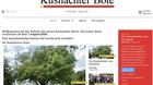 Viele Bäume in der ersten Ausgabe...    (Bild: Screenshot/«Küsnachter Bote»)