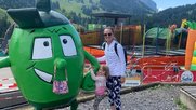 Martina Hingis mit Tochter Lia auf dem Hochstucki…          (Bild: Klein Report, André Häfliger)