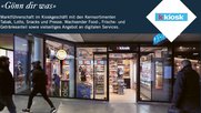 Die Valora betreibt mit ihren Konzernmarken 2'724 Verkaufsstellen, darunter die bekannten «k kiosk»...