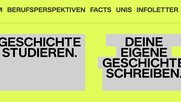 So wirbt geschichtestudieren.ch als Kampagne für ein Geschichtsstudium...