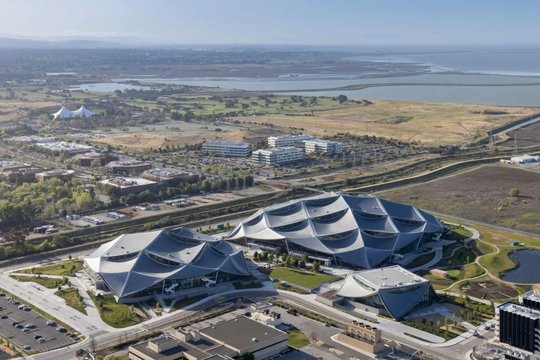 Architektonisch wäre der Konzern bereits aufgeteilt: Google Bay View Campus in Mountain View…            (Bild: GoogleWatch)
