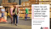 Im UBS-Netzwerk gibt es immer jemanden, der ähnliche Fragestellungen bereits gemeistert hat...    (Bild: Farner)