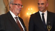 Hanspeter Lebrument und Alain Berset