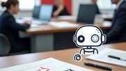 Das werkelt Meta AI zusammen, auf den Wunsch: Mach' mir ein Bild zu KI-Kodex des Schweizer Verlegerverbandes...   (Bild reingestellt: Klein Report)
