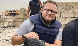 Als Kriegsreporter im Einsatz... (© Diogenes)