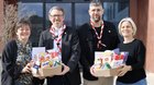 Startschuss im Mai: Marianne Wüthrich Gross, Co-Geschäftsleiterin Hug, Oliver Funk, Co-Präsident PBS, Philippe Keller, Geschäftsleiter PBS, und Anna Hug, Co-Geschäftsleiterin Hug...  (v.l., Bild: zVg)