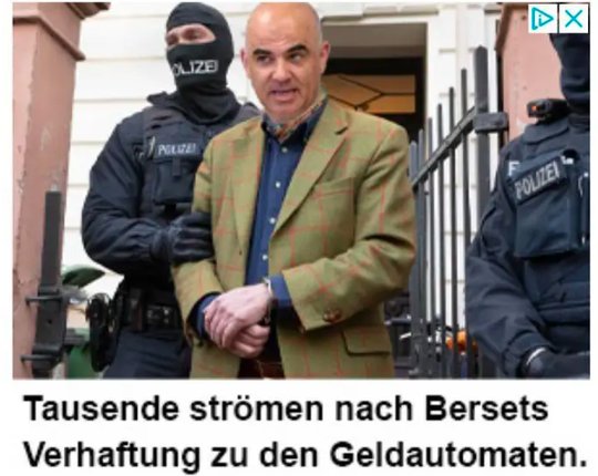 Das Google-Ads-Netzwerk wurde wieder mal überlistet... (Bild Screenshot blick.ch)