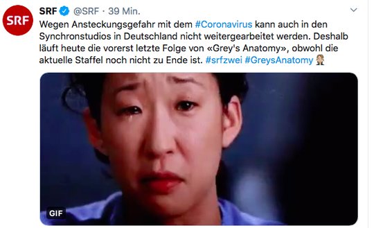 Arbeit in Synchronstudios wurde gestoppt...