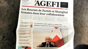 «L'Agefi» argumentierte erfolglos, dass die Verweigerung der Post-Rabatte zu einer Ungleichbehandlung führe – zum Beispiel gegenüber «Le Temps». (Bild Screenshot agefi.com)