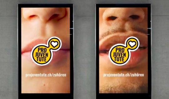 Sprechende Münder erinnern an junge Menschen, denen etwas auf der Seele drückt... (Bild: zVg)