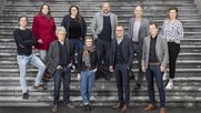 Die neue Chefredaktion der Einheitsredaktion (vorne): Patrick Feuz, Regula Fuchs, Simon Bärtschi und Wolf Röcken (v.l.n.r.)...