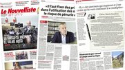 «Wir machen nur unseren Job», relativierte Chefredaktor Vincent Fragnière das Lob der Jury. (Bild © Le Nouvelliste)