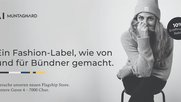 Mit einer zweiwöchigen Plakatkampagne will Muntagnard die Kundschaft nach Chur zu seinem neuen Flagship-Store locken... (Bild: zVg)