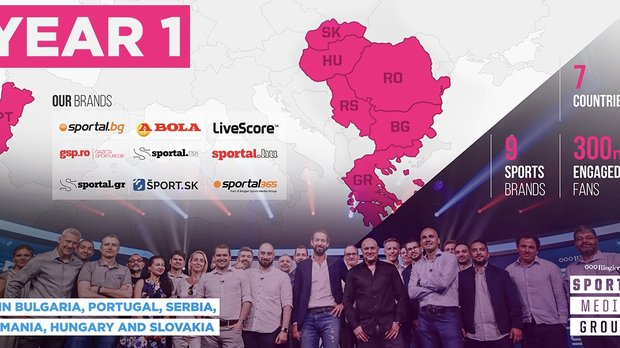 Ringier-Vertreter Robin Lingg in der Mitte seines Teams im Sommer 2023...   (Bild:  © RSMG)