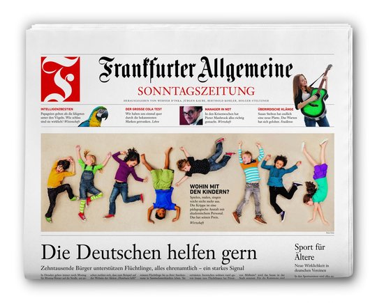 Bald Lesestoff für ein verlängertes Wochenende....               (Bild: FAZ)