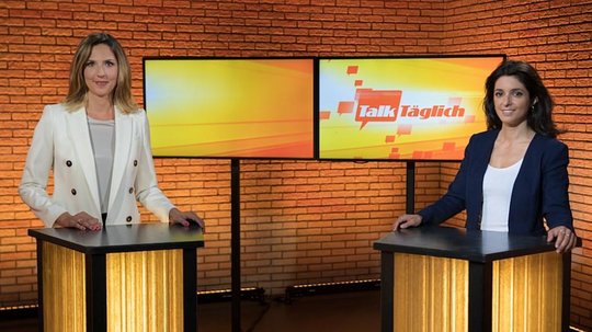 Patricia Zuber und Céline Werdelis bringen als Moderatorinnen neue Sichtweisen in das Format «TalkTäglich»... 