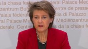 Vorschlag per Notverordnung von Bundesrätin Simonetta Sommaruga: 78 Millionen Franken für Medien wurde im Bundesrat grossmehrheitlich abgeschmettert... (© Live-Stream BAG zu COVID-19)