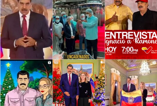 Seit 2018 fährt der Bund Sanktionen gegen Venezuela: Maduros Instagram-Account... (Bild: Screenshot KR)