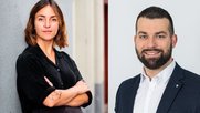 Wollen und können beide in Teilzeit Führungsaufgaben übernehmen: Dominique Moccand und Jana Avanzini…             (Bilder: zVg)  