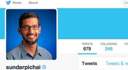 Twitter-Smile von Sundar Pichai