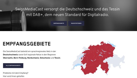 «Aus wirtschaftlichen Gründen» gibt der Anbieter die DAB+-Konzession im Tessin per 31. März 2026 zurück...  (Bild: SwissMediaCast/Screens.)