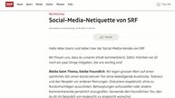  Zuviel Social-Media-Netiquette?