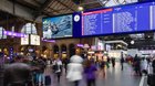Hauptbahnhof Zürich: Die Pilotkampagne hat die Jungfraubahnen Management AG gebucht. (Bild zVg)