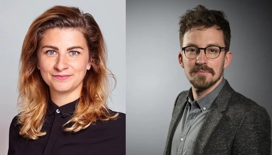 Alexandra Fitz und Benno Tuchschmid werden das Ressort «Gesellschaft» in Co-Leitung führen...              (Bildmontage aus blick.ch).  