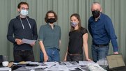 Ein Gründerteam mit Mut: (v.l.) Sebastian Schneider, Marion Loher, Nicole Tannheimer und Urs Bucher...    (Bild: Urs Bucher)