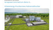 In Wyoming will Bill Gates bis 2028 ein altes Kohlewerk zu einem Atomkraftwerk umrüsten...             (Bild: Twitter Terrapower)