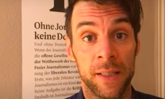Zuletzt war der ehemalige Chefredaktor noch als «Redigator» für das Onlinemagazin tätig... (Bild Screenshot Youtube)
