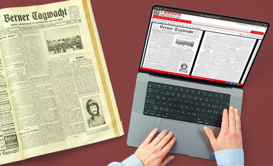 Die Online-Lesestube versammelt Schweizer Zeitungsartikel von 1780 bis zu unseren Tagen... (Bild: © NB / © Simon Schmid)