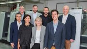 Freuen sich auf die Zukunft (v.l.): Andreas Zehnder, Samuel Wegelin, Jacqueline Zehnder, Philippe Bachmann, Franziska Cavelti, Marcel Bieri, Claudio Cavelti und Marcel Junker…   