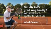Frühlingskampagne für die Berner Krankenkasse KPT angelaufen. Banner und Landingpages kamen wiederum aus der Feder von Emoticom…  (Bild Family/zVg)