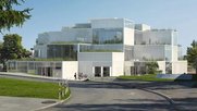 Das moderne Campus HSG, das die «NZZ am Sonntag» als «Riese über der Stadt» charakterisiert…