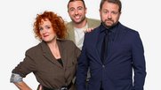 «Die Sendung des Monats»: Fabienne Hadorn, Sven Ivanić und Gabriel Vetter (v.l.) (Bild © SRF/Valeriano di Domenico)