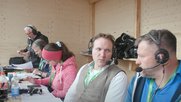 Die Reporter Crew bei der Arbeit: (v.l.) Alfons Spirig, Daniel von Euw, Laura Schelbert, Torsten Betschart und Gregor Roh….    (Bild: zVg)
