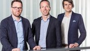 Zentralredaktion mit Roman Schenkel, Patrik Müller und Raffael Schuppisser (v.l.n.r.)