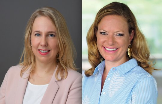 Das Schweizer Hospitality Brandingstudio Positioner baut sein Team aus: Nadine Rieder und Christine Perper (Bild zVg)