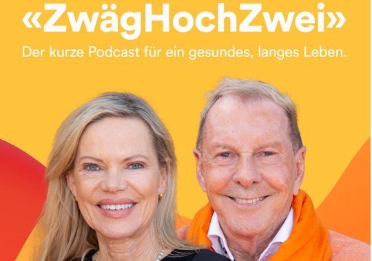 Der neue Blick-Gesundheitspodcast mit Nina Ruge und Kurt Aeschbacher befasst sich mit Longevity – der Langlebigkeit und den optimalen Bedingungen dafür…          (Bild: zVg)