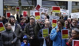 Protest in Winterthur ©Andi Taverner