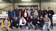 Das Team von Newsroom Communication, mit newsroom.tech-CEO Thomas Huber (hintere Reihe, 2. von links)...         