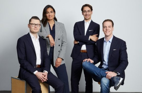 Das Gründer-Team von Everon: Jonas Bächinger (l.), Lilais Funk, Brice Zanetti und Florian Rümmelein…    (Bild: zVg)