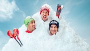 Haufenweise Schnee für die Athletinnen und Athleten von Swiss-Ski: Dafür sorgt der neue Videoclip von Wirz... (Bild zVg)