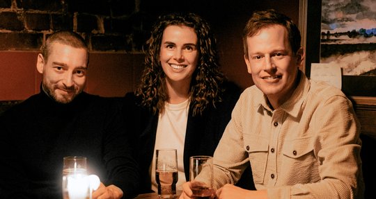 Das Aufsteiger-Trio: Janik Lindenblatt (l.), Theresa Gramckow und Martin Huber... (Bild: Brinkertlück/zVg)
