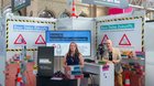 Stand der Luzener Journalistenschule an der Bildungsmesse Zürich... (Bild: zVg)